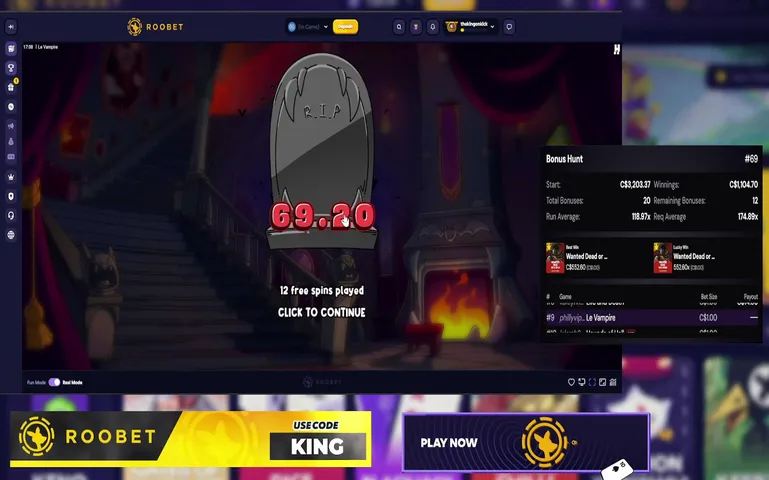 thekingandthegoat playing Slots & Casino - Live Casino Stream