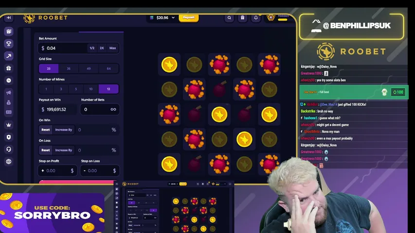 benphillips playing Slots & Casino - Live Casino Stream