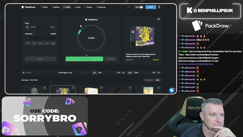 benphillips playing Slots & Casino - Live Casino Stream