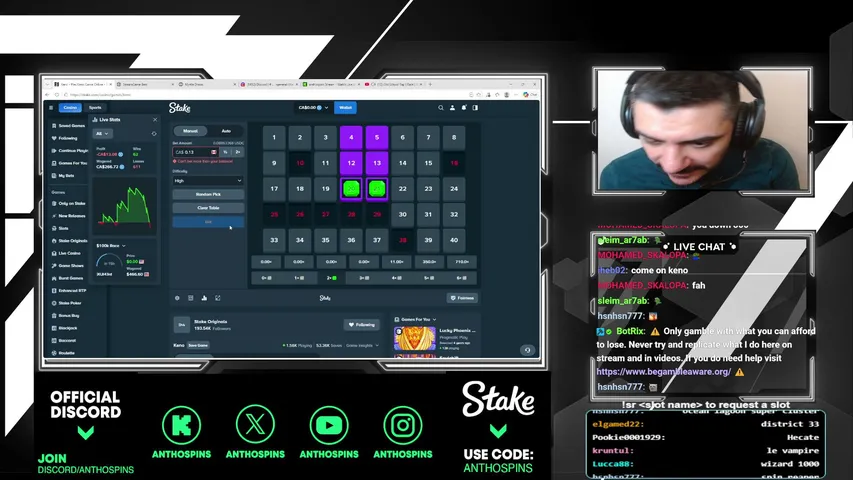 anthospins playing Slots & Casino - Live Casino Stream