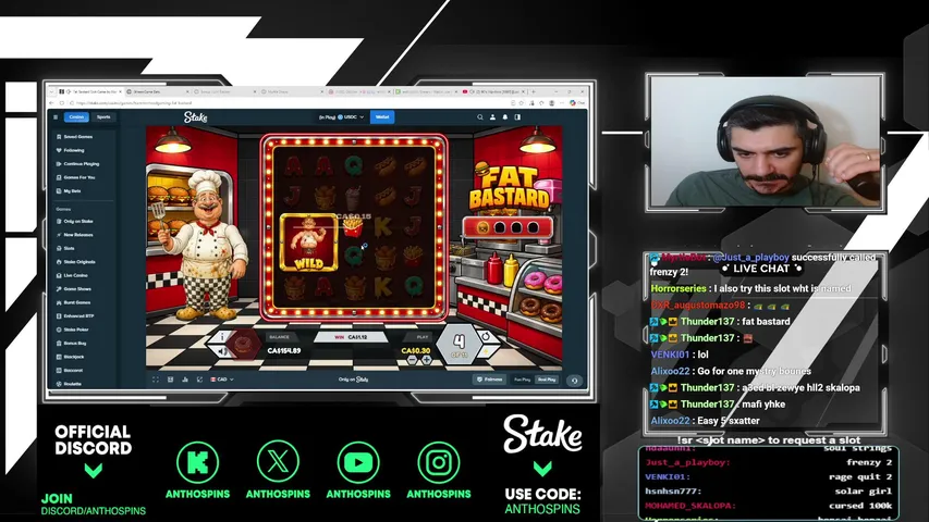 anthospins playing Slots & Casino - Live Casino Stream