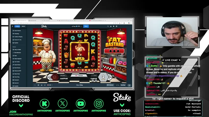 anthospins playing Slots & Casino - Live Casino Stream