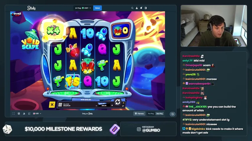 gumbo playing Slots & Casino - Live Casino Stream