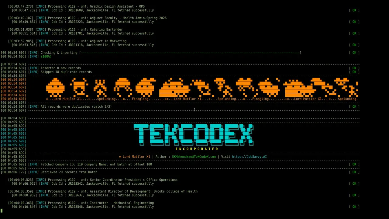 TekCodeX live