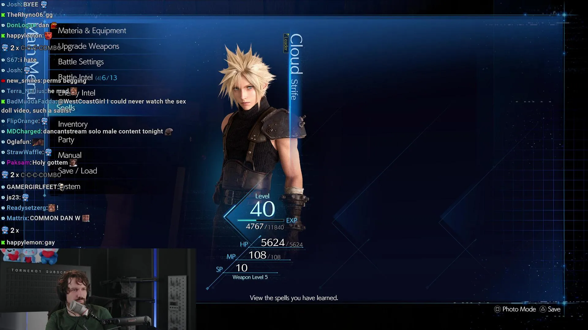 Thumbnail for big chillin' and FFVII