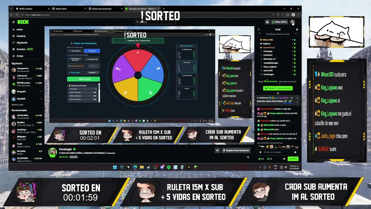 Perelogio live stream