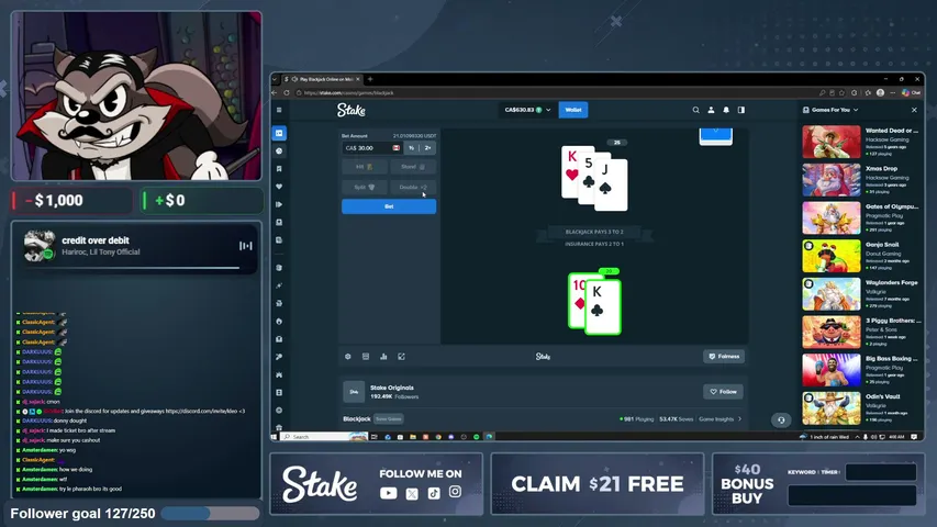 kleogambles playing Slots & Casino - Live Casino Stream
