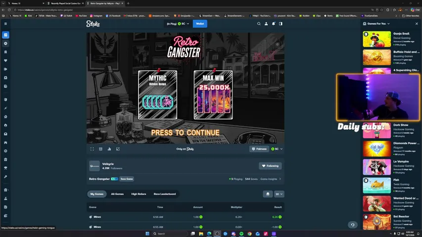 youwont playing Slots & Casino - Live Casino Stream