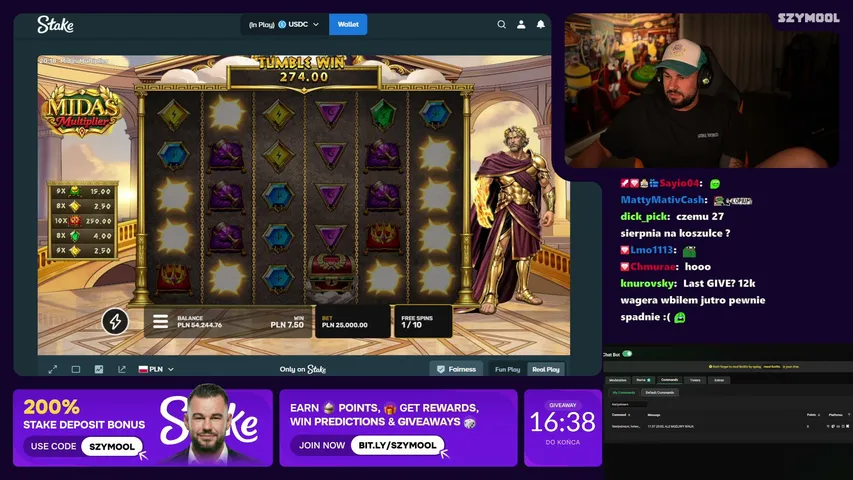 szymool playing Slots & Casino - Live Casino Stream