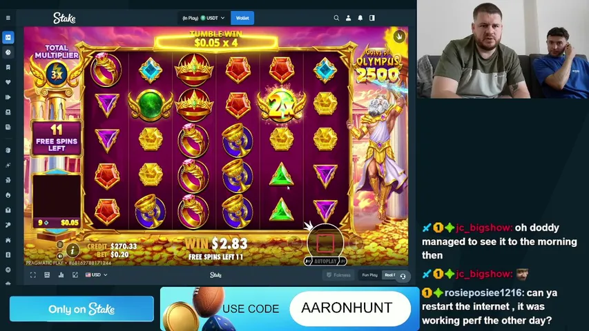 aaronhunt28 playing Slots & Casino - Live Casino Stream