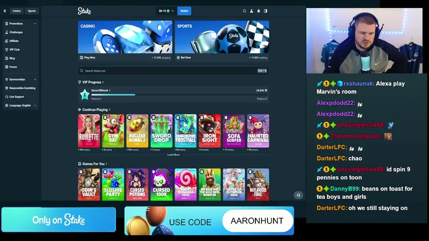 aaronhunt28 playing EA Sports FC 27 - Live Casino Stream