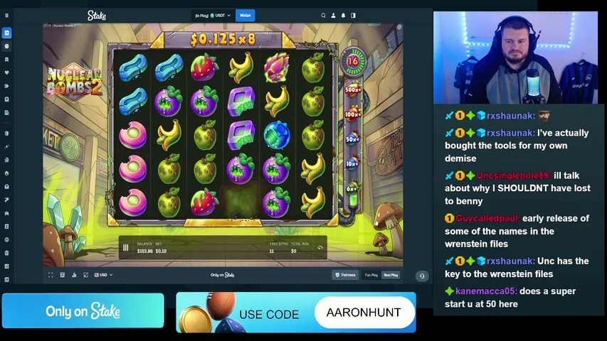 aaronhunt28 playing Slots & Casino - Live Casino Stream