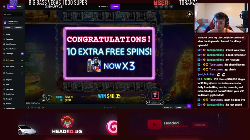 Headedd playing Slots & Casino - Live Casino Stream