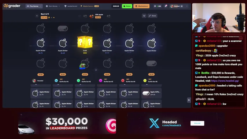 Headedd playing Slots & Casino - Live Casino Stream