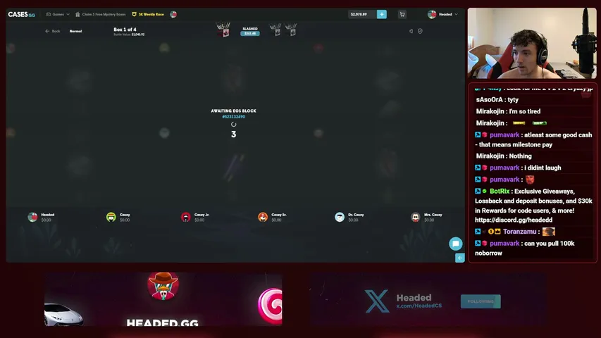 Headedd playing Slots & Casino - Live Casino Stream