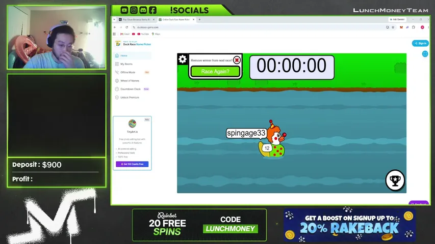 LunchMoneyTeam playing Slots & Casino - Live Casino Stream