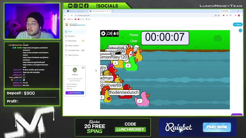 LunchMoneyTeam playing Slots & Casino - Live Casino Stream