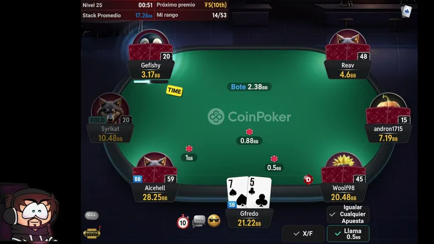gfred0 playing Poker - Live Casino Stream