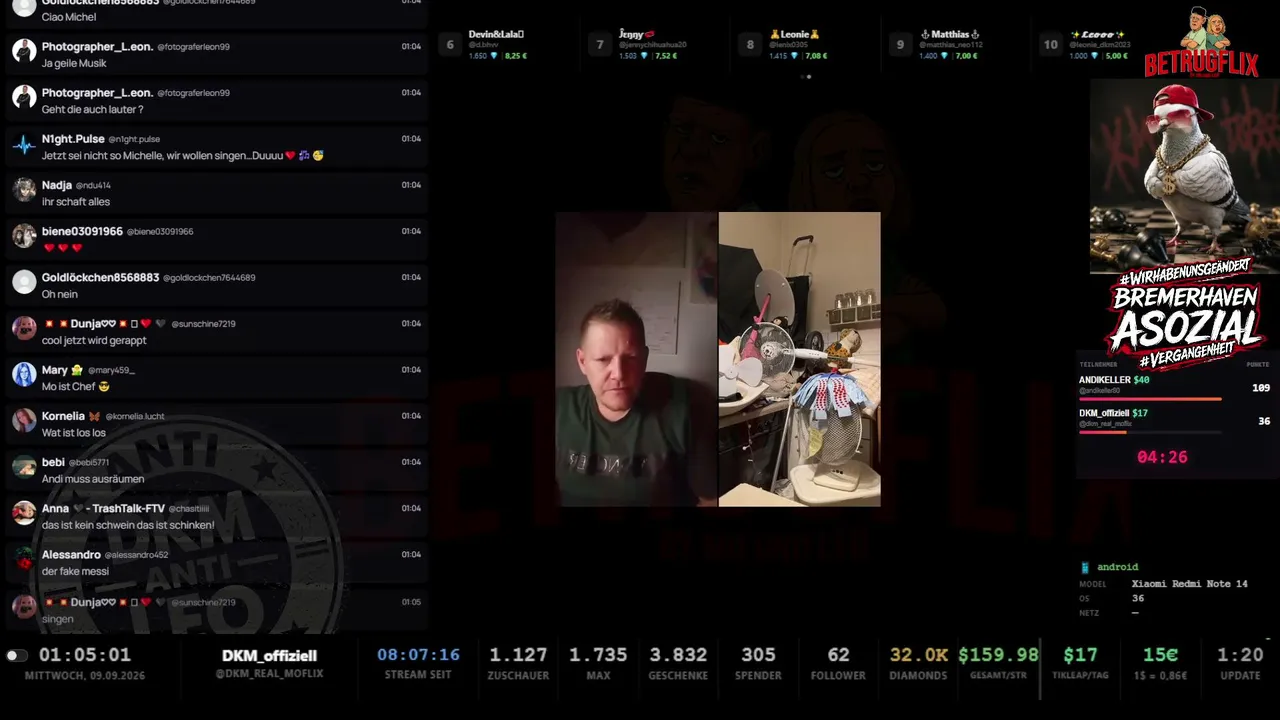 Betrugflix live