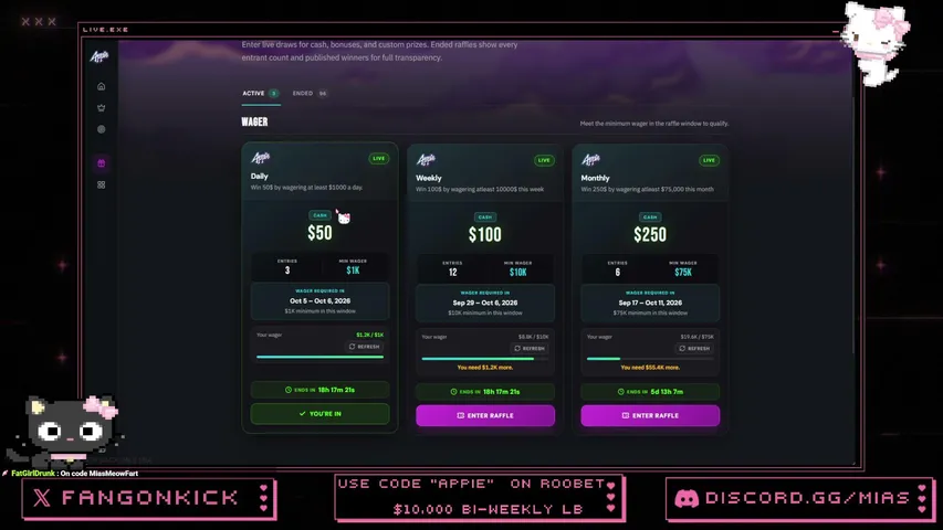 fang playing Slots & Casino - Live Casino Stream