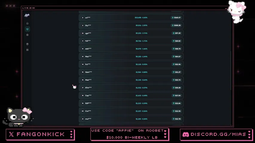 fang playing Slots & Casino - Live Casino Stream