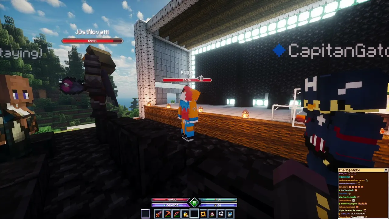 TheMagmaBoi — Minecraft Saga, Desaparición 💀🌙 + Haciendo Trampa en la Escuela con Domingueros