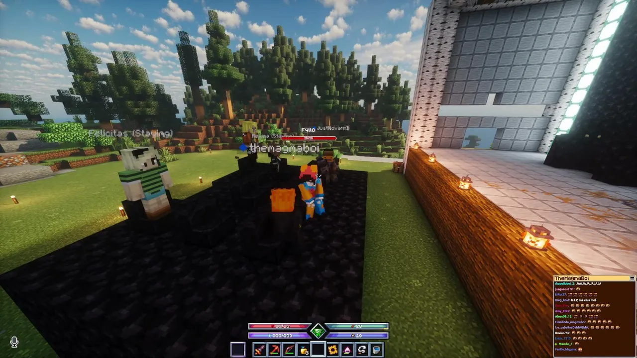 TheMagmaBoi — Minecraft Saga, Desaparición 💀🌙 + Haciendo Trampa en la Escuela con Domingueros