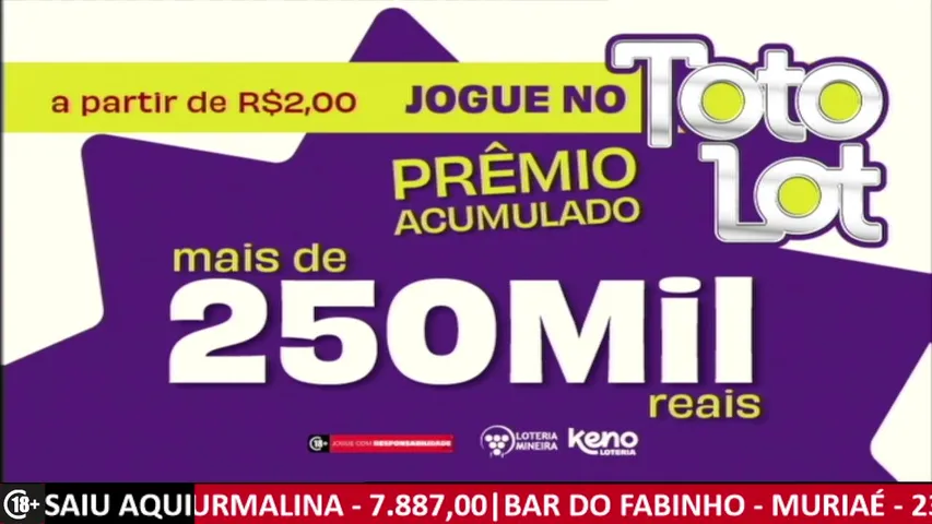 Transmissão dos jogos Keno Loteria em parceria com a Loteria Mineira