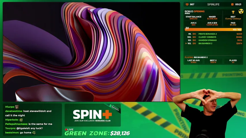 Spinlife playing Slots & Casino - Live Casino Stream