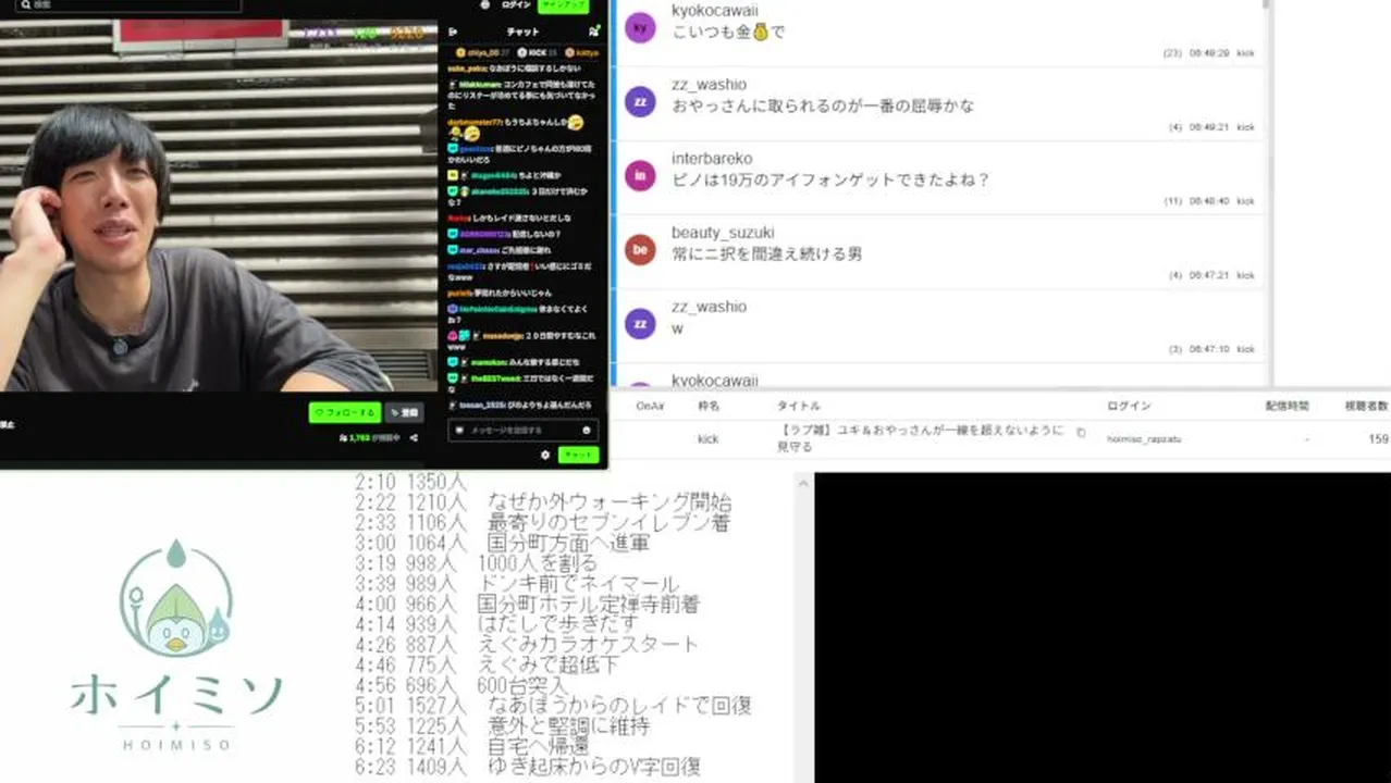 hoimiso_rapzatu live