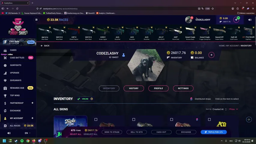 therealzlashy playing Slots & Casino - Live Casino Stream