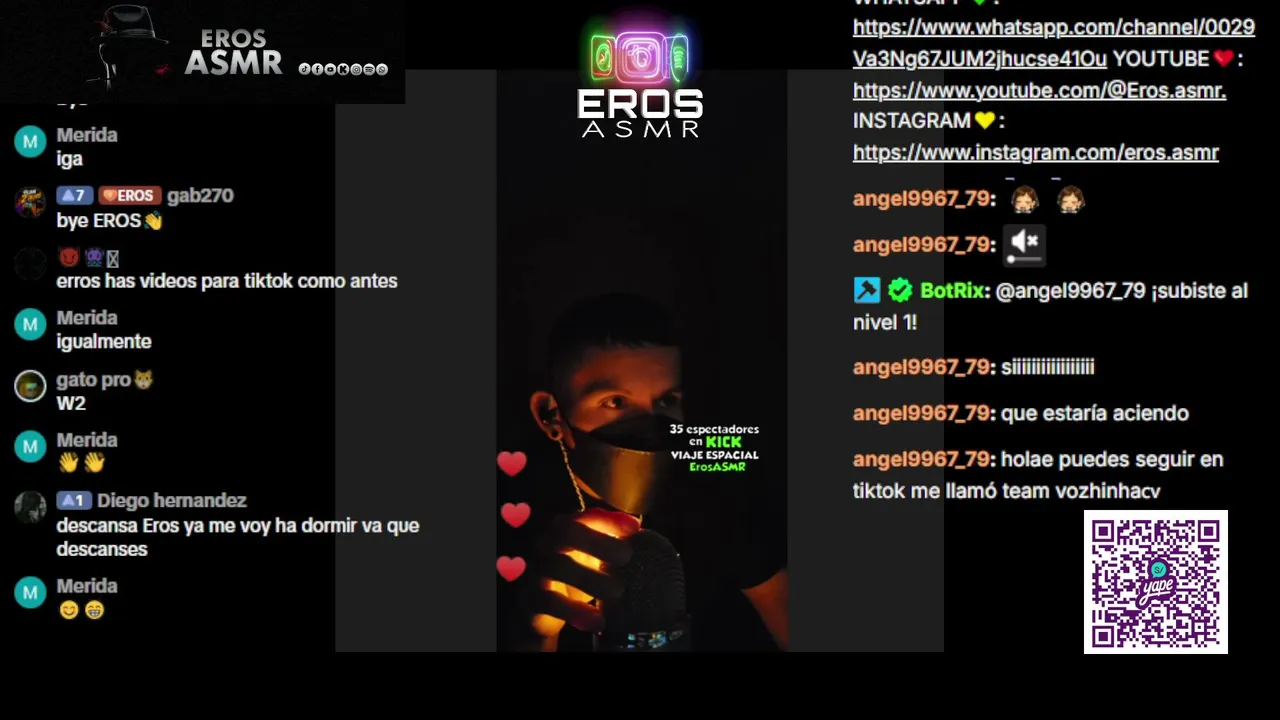 ErosASMR live