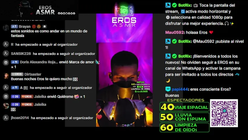erosasmr playing Just Chatting - Live Casino Stream