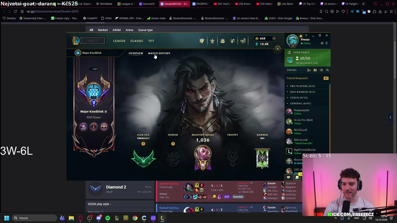 Freezecz live stream