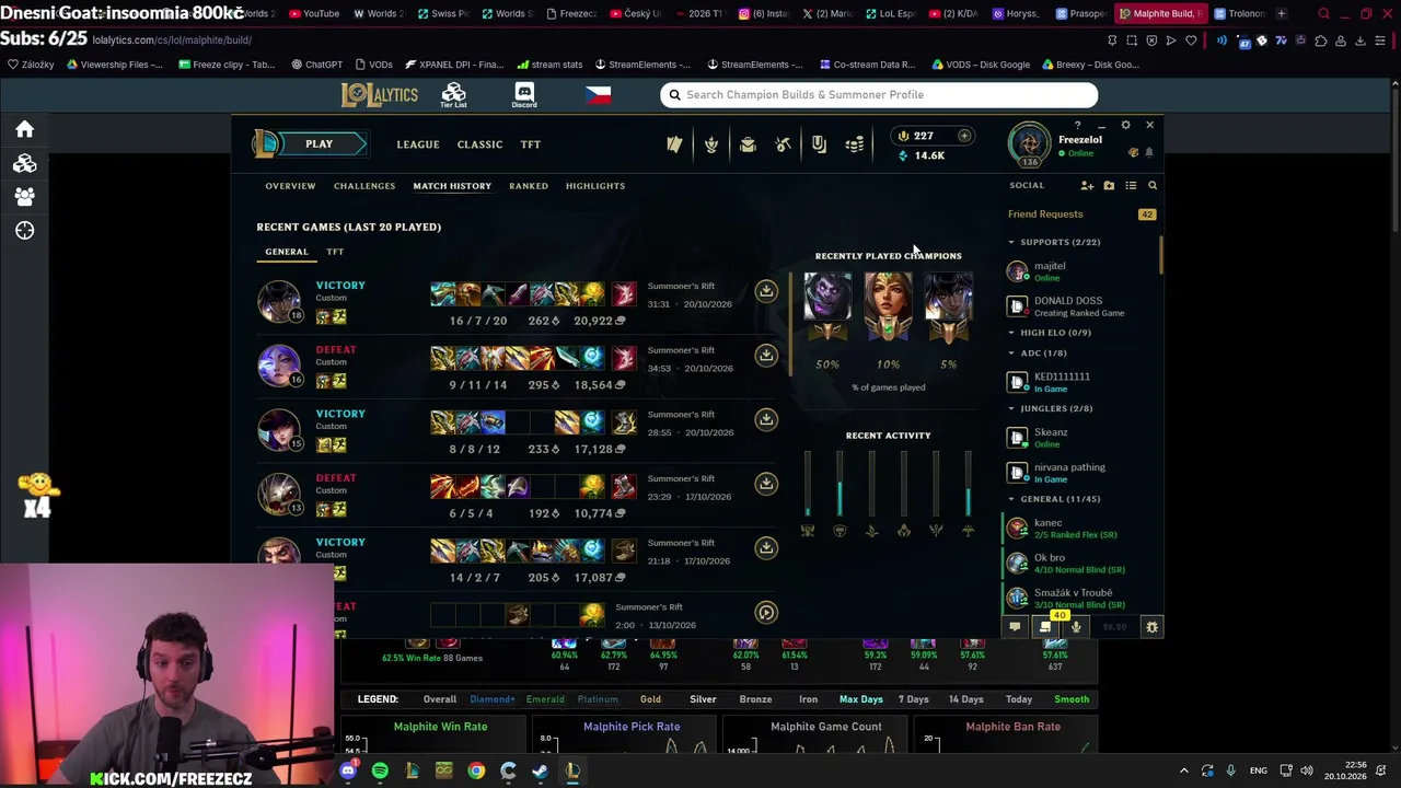 Freezecz live stream