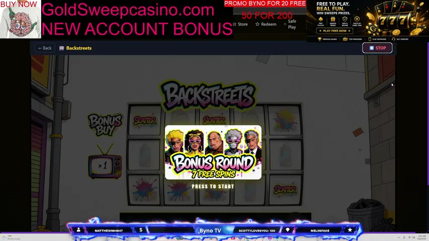 BYNO playing Slots & Casino - Live Casino Stream