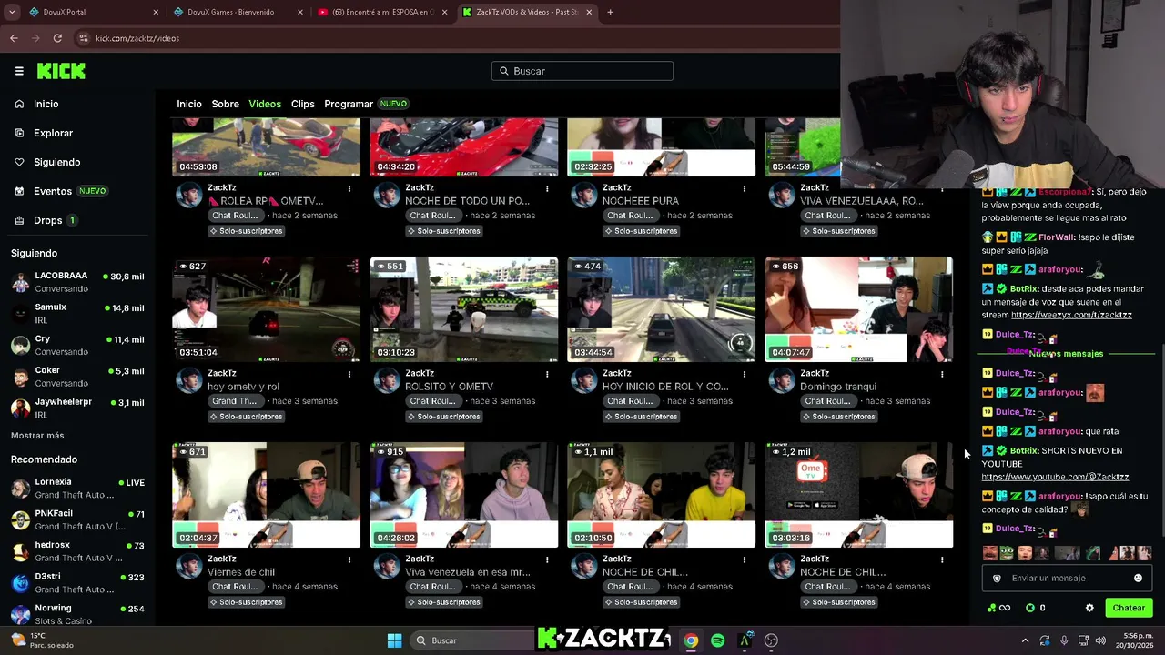 ZackTz live stream