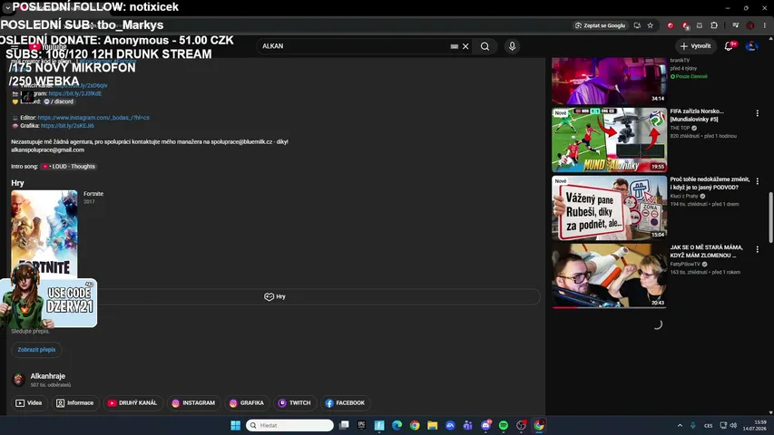 HRY s CHATEM w/ @kingosfn 🕵️‍♂️ /SAC: Dzery21 📈/!SHOP (SUBÍCI BEROU 2X)