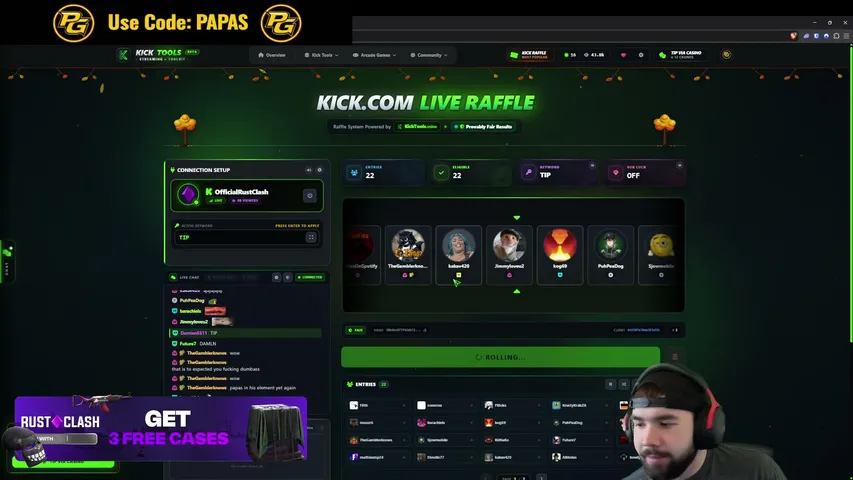 officialrustclash playing Slots & Casino - Live Casino Stream