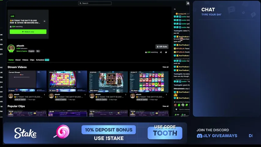 aitooth playing Slots & Casino - Live Casino Stream