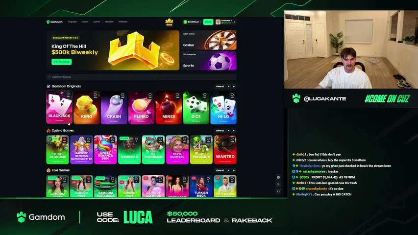 lucakante playing Slots & Casino - Live Casino Stream