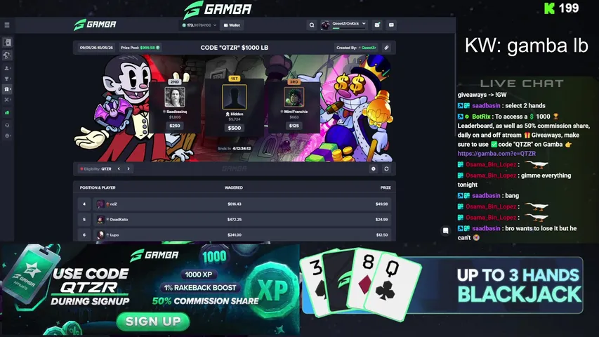 QeeetZr playing Slots & Casino - Live Casino Stream