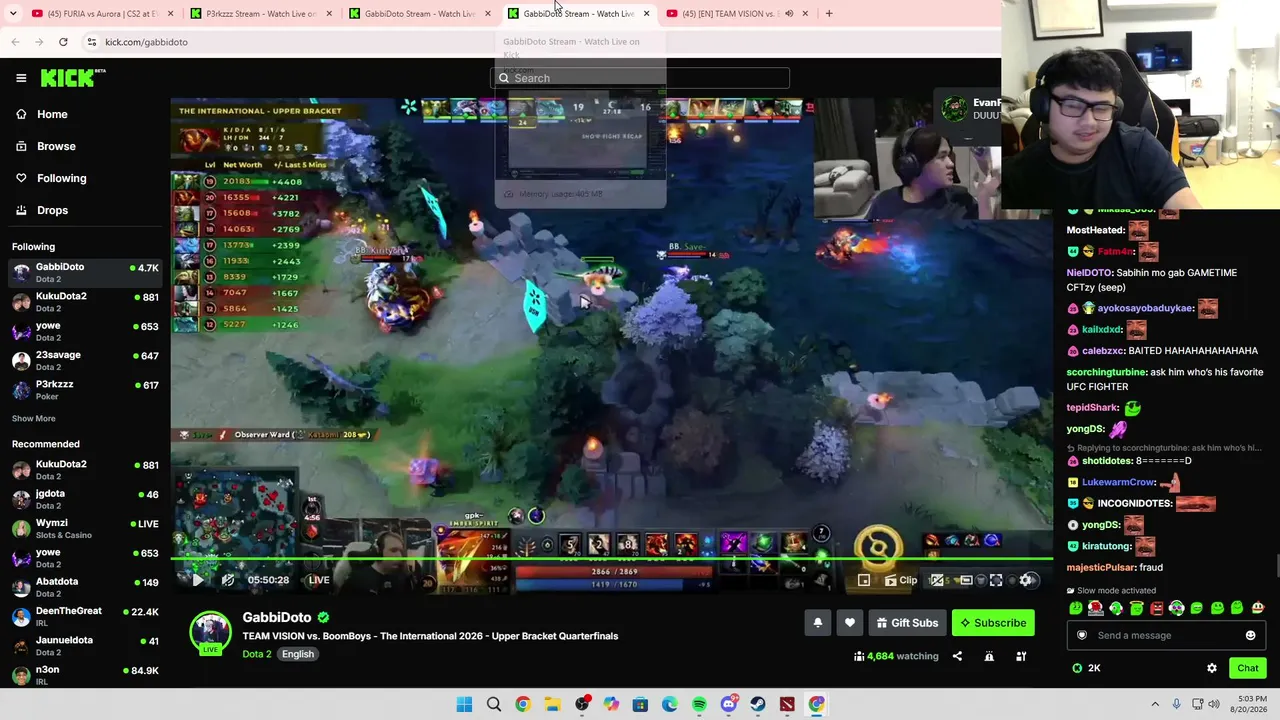 TEAM VISION vs. BoomBoys - The International 2026 - Upper Bracket Quarterfinals