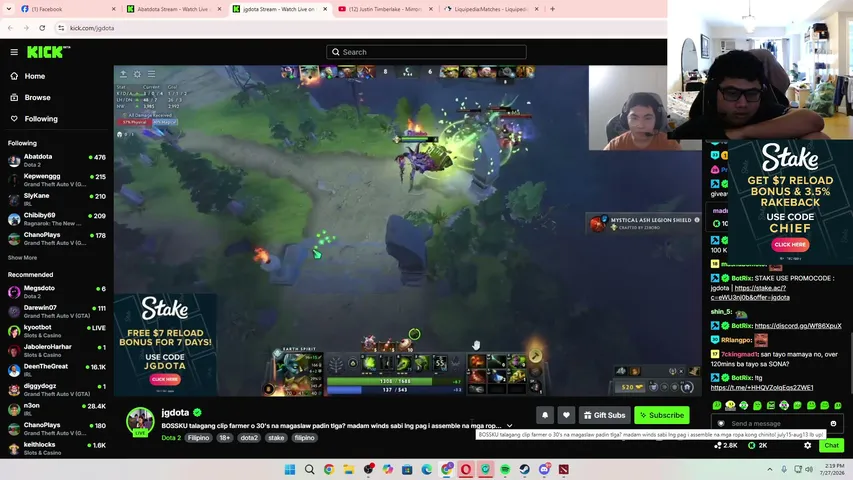 armeldoto playing Just Chatting - Live Casino Stream