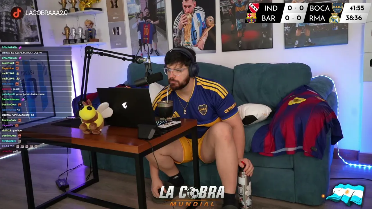 LACOBRAAA — BOCA VS INDEPENDIENTE. BARCELONA VS REAL MADRID. REACCIÓN A TODO!. RIVER VS RACING. GOLEARON AL MAN U. PREMIER A DETALLE.