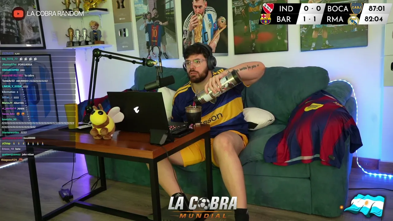 LACOBRAAA — BOCA VS INDEPENDIENTE. BARCELONA VS REAL MADRID. REACCIÓN A TODO!. RIVER VS RACING. GOLEARON AL MAN U. PREMIER A DETALLE.