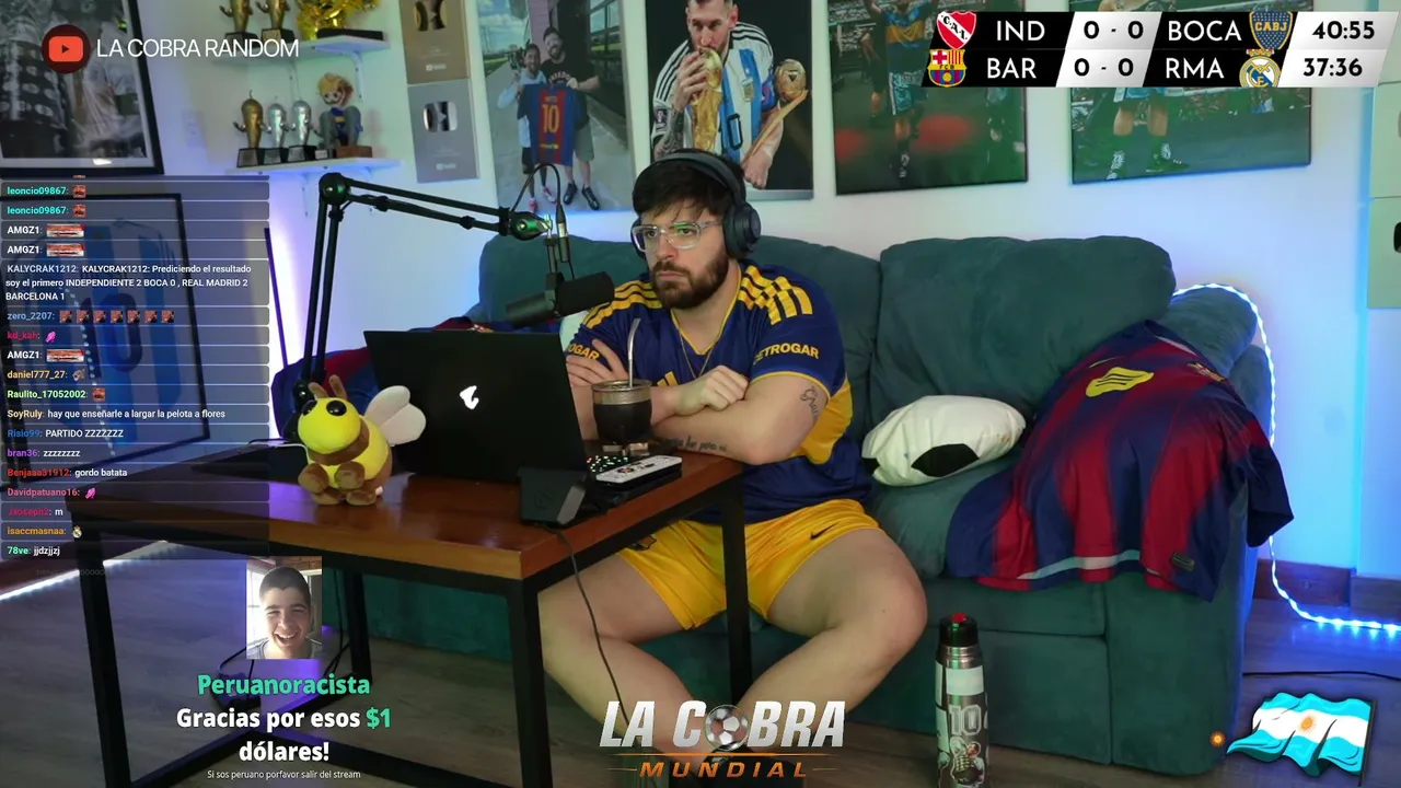 LACOBRAAA — BOCA VS INDEPENDIENTE. BARCELONA VS REAL MADRID. REACCIÓN A TODO!. RIVER VS RACING. GOLEARON AL MAN U. PREMIER A DETALLE.
