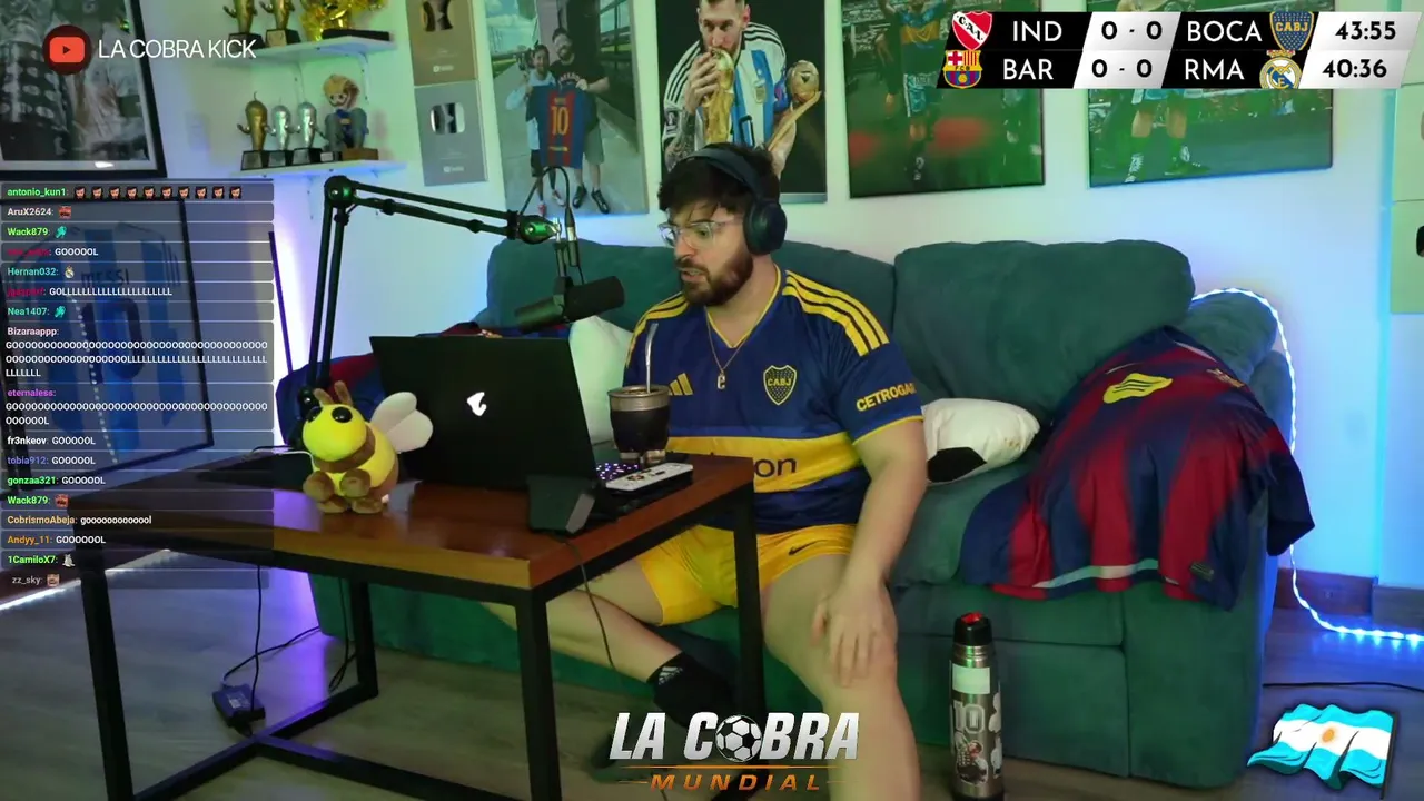 LACOBRAAA — BOCA VS INDEPENDIENTE. BARCELONA VS REAL MADRID. REACCIÓN A TODO!. RIVER VS RACING. GOLEARON AL MAN U. PREMIER A DETALLE.