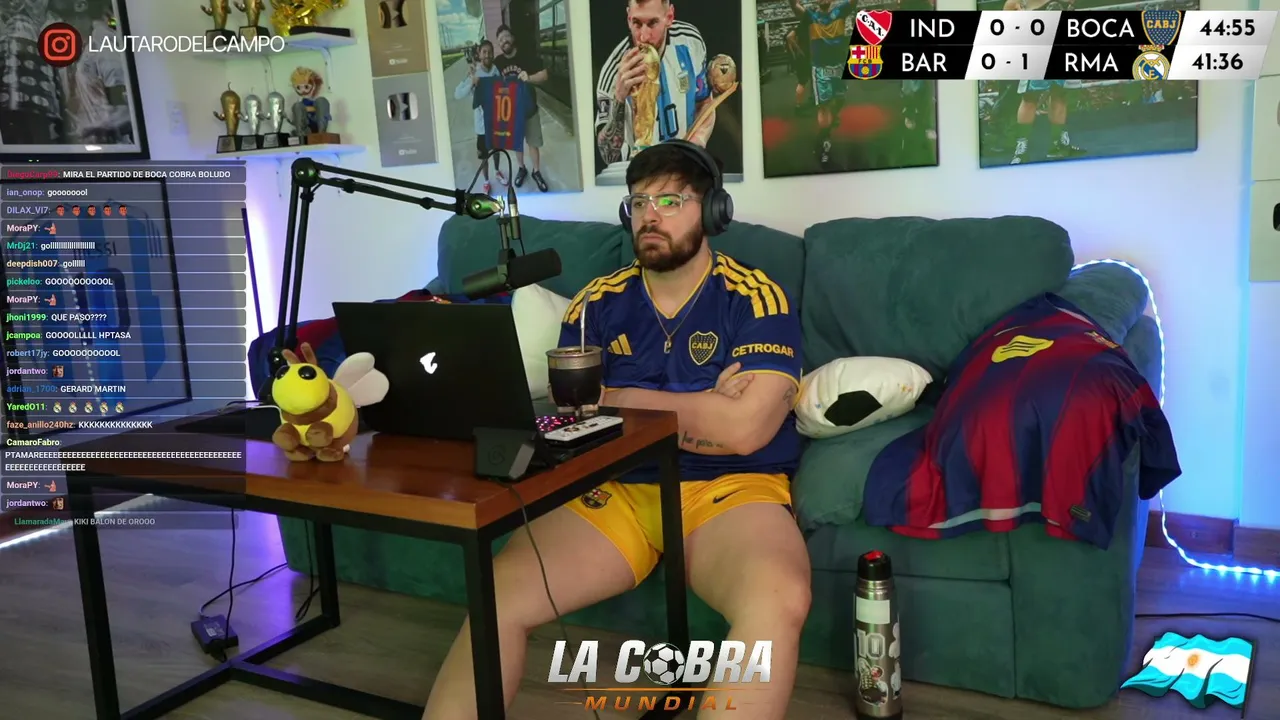 LACOBRAAA — BOCA VS INDEPENDIENTE. BARCELONA VS REAL MADRID. REACCIÓN A TODO!. RIVER VS RACING. GOLEARON AL MAN U. PREMIER A DETALLE.