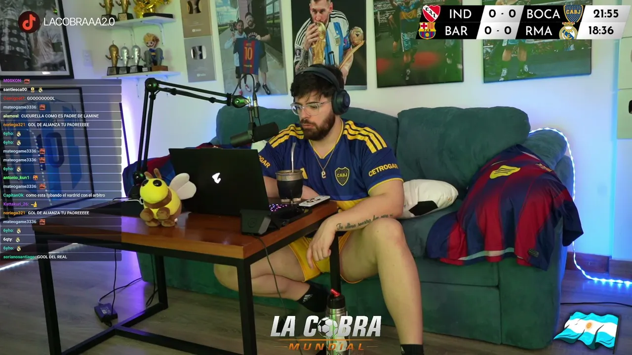LACOBRAAA — BOCA VS INDEPENDIENTE. BARCELONA VS REAL MADRID. REACCIÓN A TODO!. RIVER VS RACING. GOLEARON AL MAN U. PREMIER A DETALLE.